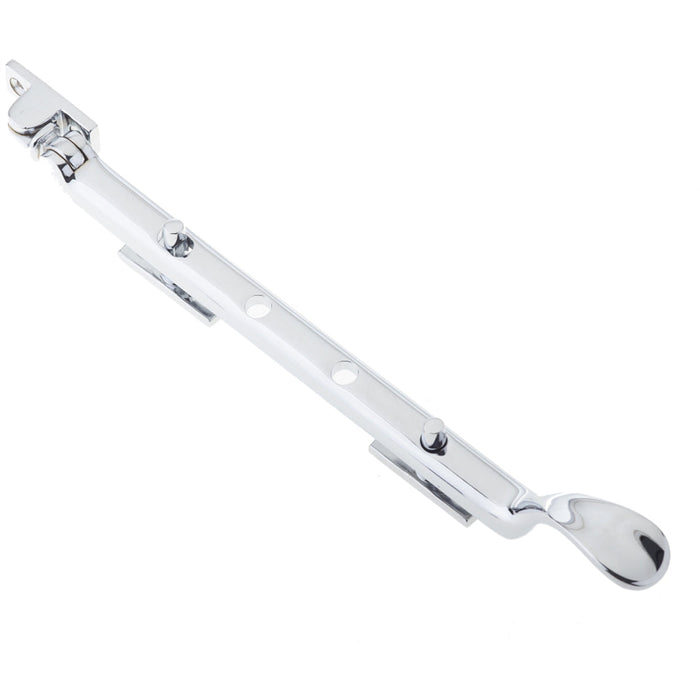 Premium Victorian Casement Stays 250mm Polished Chrome Finish Window