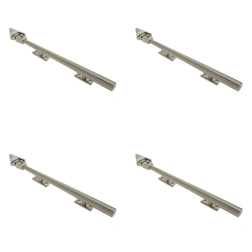 PACK Durable 250mm Satin Nickel Casement Stays Windows Window