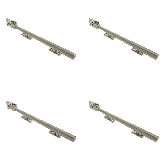 PACK Durable 250mm Satin Nickel Casement Stays Windows Window