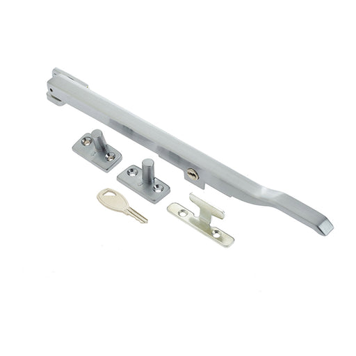 Durable 250mm Satin Chrome Lockable Casement Stays Secure Windows Window