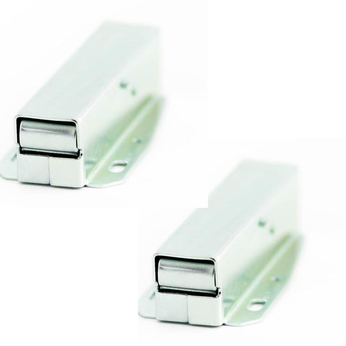 PACK Touch Catch Zinc Plate 75x35mm Durable Versatile Cupboard Door Catch (1)