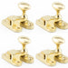 PACK Polished Brass Showcase Catch 51mm Cabinets Cupboard Door Catch