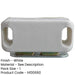 Premium Magnetic Catches Cabinets 42x18mm White Cupboard Door Catch-1