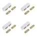 PACK Premium Magnetic Catches Cabinets 62x18mm White Cupboard Door Catch