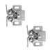 PACK Durable Double Roller Catch 31x18mm Zinc Plate Secure Cabinet Closure Cupboard Door Catch (1)