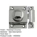 Durable Polished Chrome Cabinet Catch 56x36mm Secure Closures Cupboard Door Catch-1