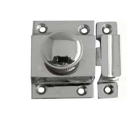 Durable Polished Chrome Cabinet Catch 56x36mm Secure Closures Cupboard Door Catch
