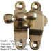 Premium 40mm Polished Brass Showcase Catch Cabinets Cupboard Door Catch-1