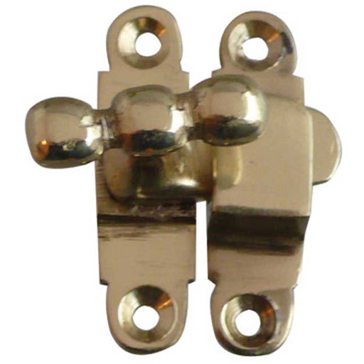 Premium 40mm Polished Brass Showcase Catch Cabinets Cupboard Door Catch