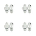PACK High-Quality 51mm Polished Chrome Showcase Catch Frelan Hardware Cupboard Door Catch