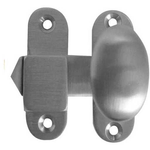 Satin Chrome Throw Over Catch 51mm Glass Cabinets Cupboard Door Catch