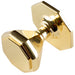 Elegant 70mm Polished Brass Centre Door Knob Stylish Interiors External Front Door Knob