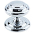 Stylish Polished Chrome Door Knob 102mm Elegant Interiors External Front Door Knob