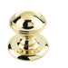 Premium 66mm Polished Brass Centre Door Knob Elegant Interiors External Front Door Knob