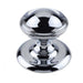 Elegant 66mm Polished Chrome Centre Door Knob Modern Homes External Front Door Knob