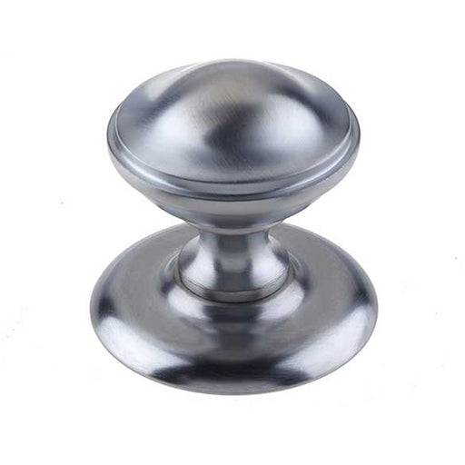 Stylish 66mm Satin Chrome Centre Door Knob Modern Interiors External Front Door Knob