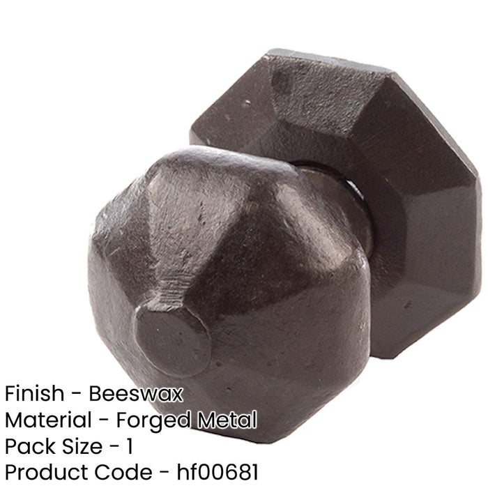 Elegant 73mm Beeswax Centre Door Knob Timeless Style External Front Door Knob-1