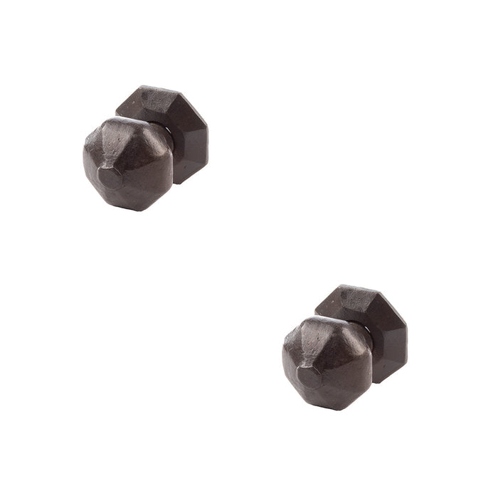 PACK Elegant 73mm Beeswax Centre Door Knob Timeless Style External Front Door Knob