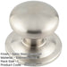 Premium Satin Stainless Steel Centre Door Knob 70mm Durable Stylish Design External Front Door Knob-1