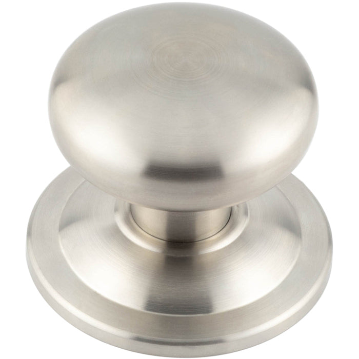Premium Satin Stainless Steel Centre Door Knob 70mm Durable Stylish Design External Front Door Knob
