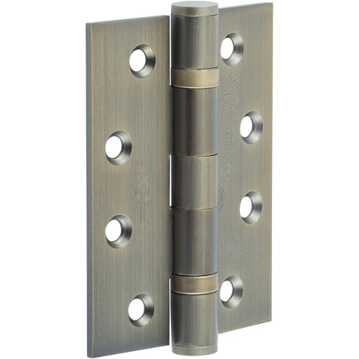 Heavy-Duty Certifire Grade Stainless Steel Ball Bearing Hinges 102x76x3mm Antique Brass 30/60 Fire Door Hinge