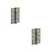 PACK Heavy-Duty Certifire Grade Stainless Steel Ball Bearing Hinges 102x76x3mm Antique Brass 30/60 Fire Door Hinge (1)