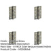 PACK Heavy-Duty Certifire Grade Stainless Steel Ball Bearing Hinges 102x76x3mm Antique Brass 30/60 Fire Door Hinge-1