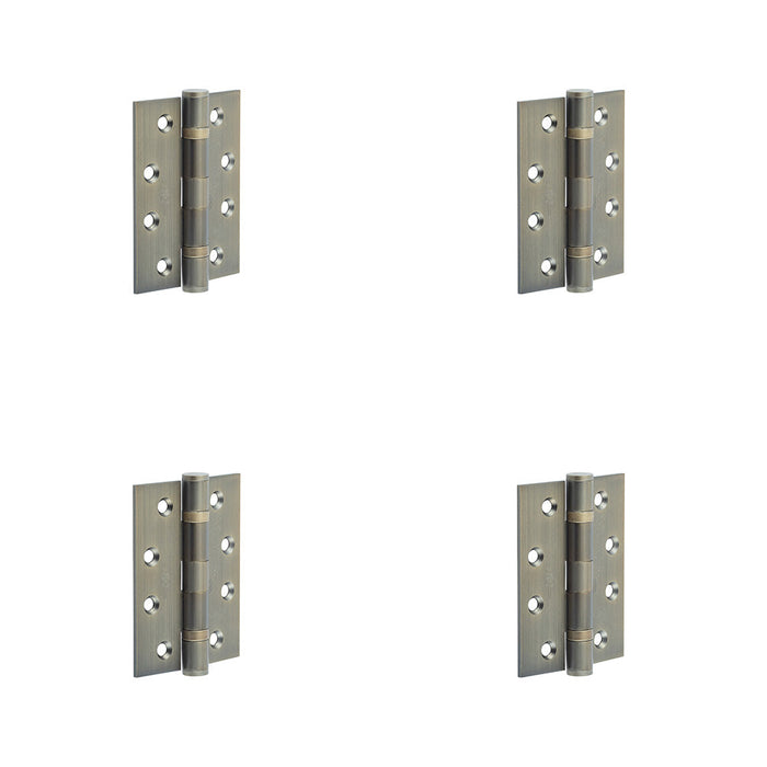 PACK Heavy-Duty Certifire Grade Stainless Steel Ball Bearing Hinges 102x76x3mm Antique Brass 30/60 Fire Door Hinge