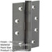 Heavy-Duty Certifire Stainless Steel Grade Ball Bearing Hinges 102x76x3mm Dark Bronze 30/60 Fire Door Hinge-1