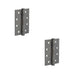 PACK Heavy-Duty Certifire Stainless Steel Grade Ball Bearing Hinges 102x76x3mm Dark Bronze 30/60 Fire Door Hinge (1)