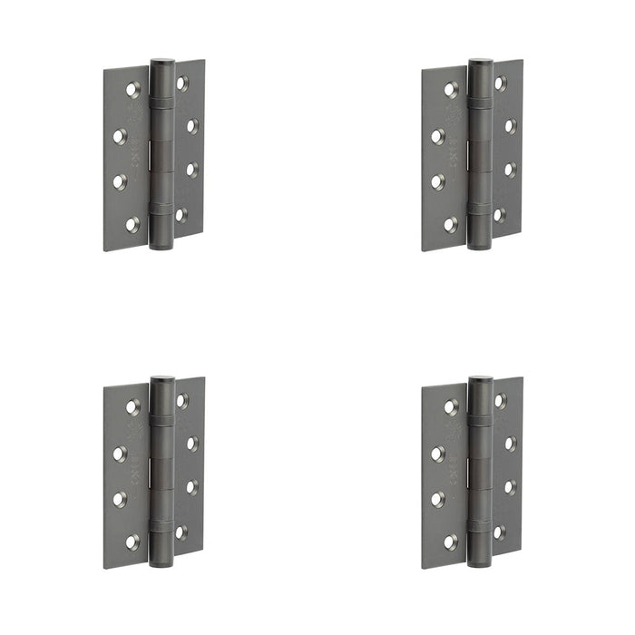 PACK Heavy-Duty Certifire Stainless Steel Grade Ball Bearing Hinges 102x76x3mm Dark Bronze 30/60 Fire Door Hinge