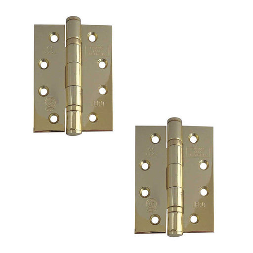 PACK Heavy-Duty Certifire Stainless Steel Ball Bearing Hinges 102x76x3mm 30/60 Fire Door Hinge (1)