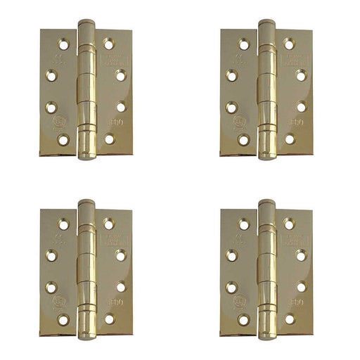 PACK Heavy-Duty Certifire Stainless Steel Ball Bearing Hinges 102x76x3mm 30/60 Fire Door Hinge