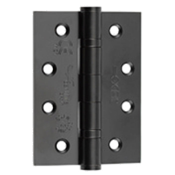 Heavy-Duty Certifire Stainless Steel Ball Bearing Hinges 102x76mm Black Finish 30/60 Fire Door Hinge