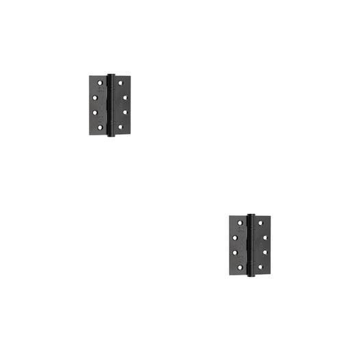 PACK Heavy-Duty Certifire Stainless Steel Ball Bearing Hinges 102x76mm Black Finish 30/60 Fire Door Hinge (1)