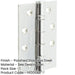 Heavy-Duty Certifire Stainless Steel Grade Ball Bearing Hinges 102x76x3mm 30/60 Fire Door Hinge-1