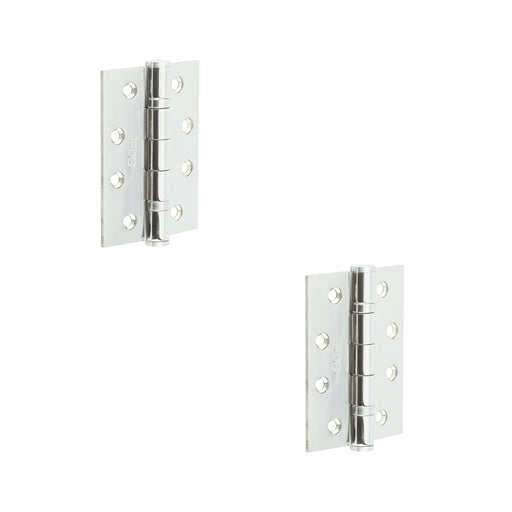 PACK Heavy-Duty Certifire Stainless Steel Grade Ball Bearing Hinges 102x76x3mm 30/60 Fire Door Hinge (1)