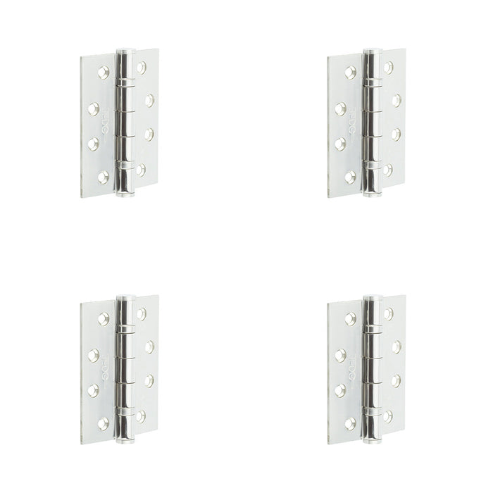PACK Heavy-Duty Certifire Stainless Steel Grade Ball Bearing Hinges 102x76x3mm 30/60 Fire Door Hinge