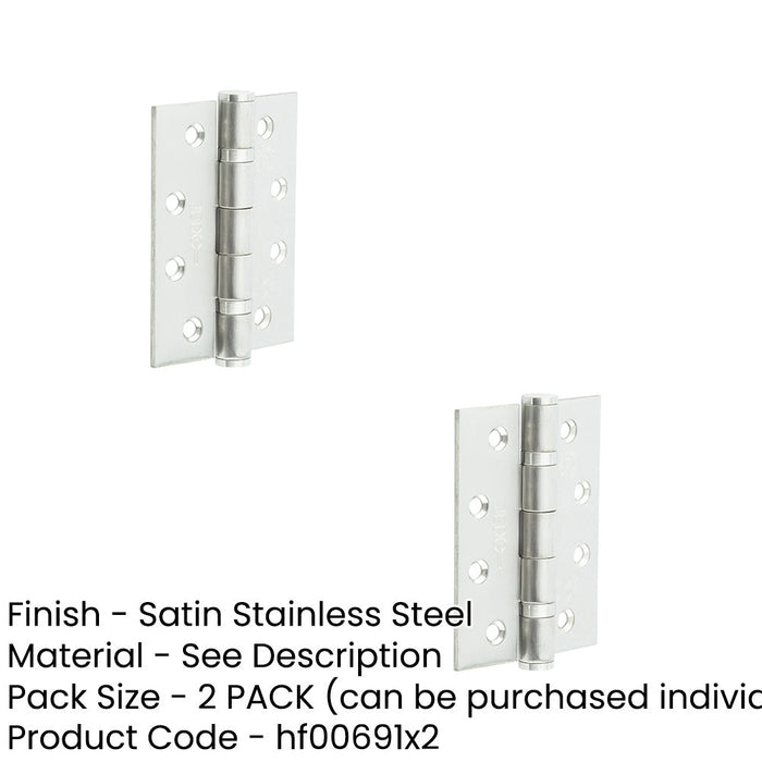 PACK High-Quality Certifire Stainless Steel Grade Ball Bearing Hinges Heavy Doors 30/60 Fire Door Hinge (1)-1