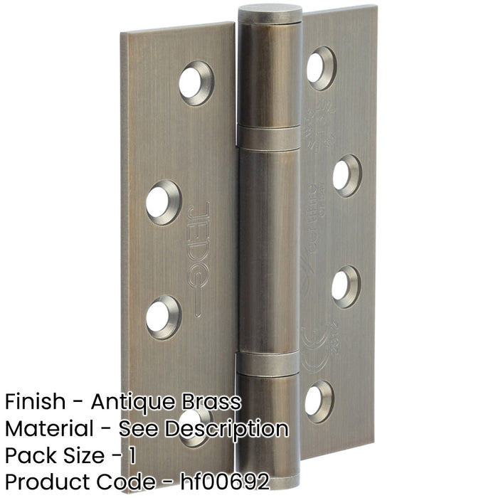 Certifire Stainless Steel Grade Polymer Bearing Hinge with Antique Brass Finish 30/60 Fire Door Hinge-1