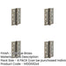 PACK Certifire Stainless Steel Grade Polymer Bearing Hinge with Antique Brass Finish 30/60 Fire Door Hinge-1