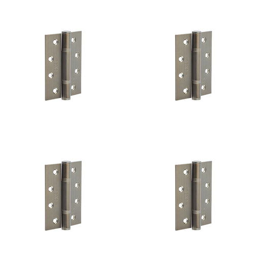 PACK Certifire Stainless Steel Grade Polymer Bearing Hinge with Antique Brass Finish 30/60 Fire Door Hinge