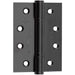 Premium Grade Stainless Steel Polymer Bearing Hinge Knuckle Black Finish 30/60 Fire Door Hinge
