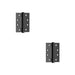 PACK Premium Grade Stainless Steel Polymer Bearing Hinge Knuckle Black Finish 30/60 Fire Door Hinge (1)
