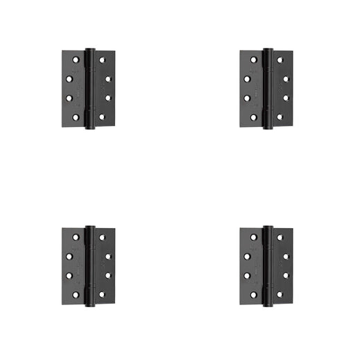 PACK Premium Grade Stainless Steel Polymer Bearing Hinge Knuckle Black Finish 30/60 Fire Door Hinge
