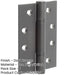 Durable Dark Bronze Stainless Steel Grade Polymer Bearing Hinge with Knuckles 30/60 Fire Door Hinge-1