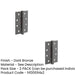 PACK Durable Dark Bronze Stainless Steel Grade Polymer Bearing Hinge with Knuckles 30/60 Fire Door Hinge (1)-1