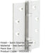 High-Quality Certifire Stainless Steel Grade Polymer Bearing Hinge Knuckle Satin Finish 30/60 Fire Door Hinge-1