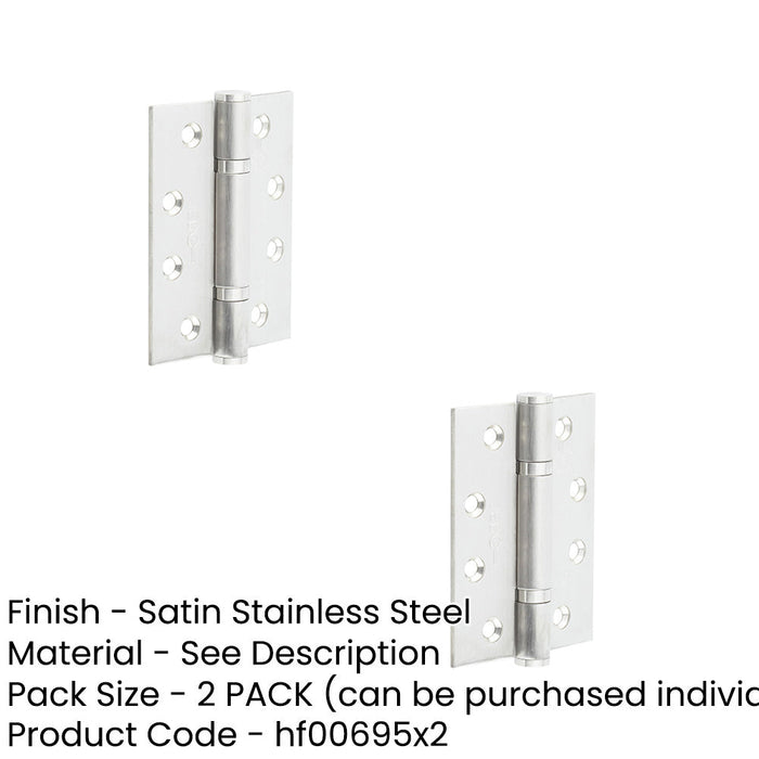 PACK High-Quality Certifire Stainless Steel Grade Polymer Bearing Hinge Knuckle Satin Finish 30/60 Fire Door Hinge (1)-1