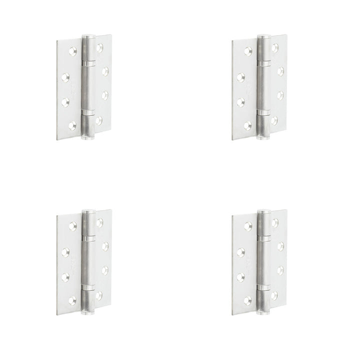 PACK High-Quality Certifire Stainless Steel Grade Polymer Bearing Hinge Knuckle Satin Finish 30/60 Fire Door Hinge